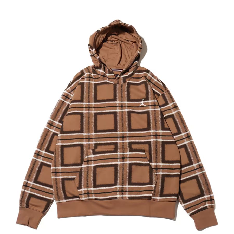 áo air jordan essentials men's fleece pullover hoodie 'brown sail' fv7458-223