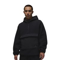 áo jordan flight men's high-pile fleece pullover hoodie 'black' fv7452-010