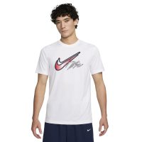 áo nike men's dri-fit basketball t-shirt 'white' fz8096-100