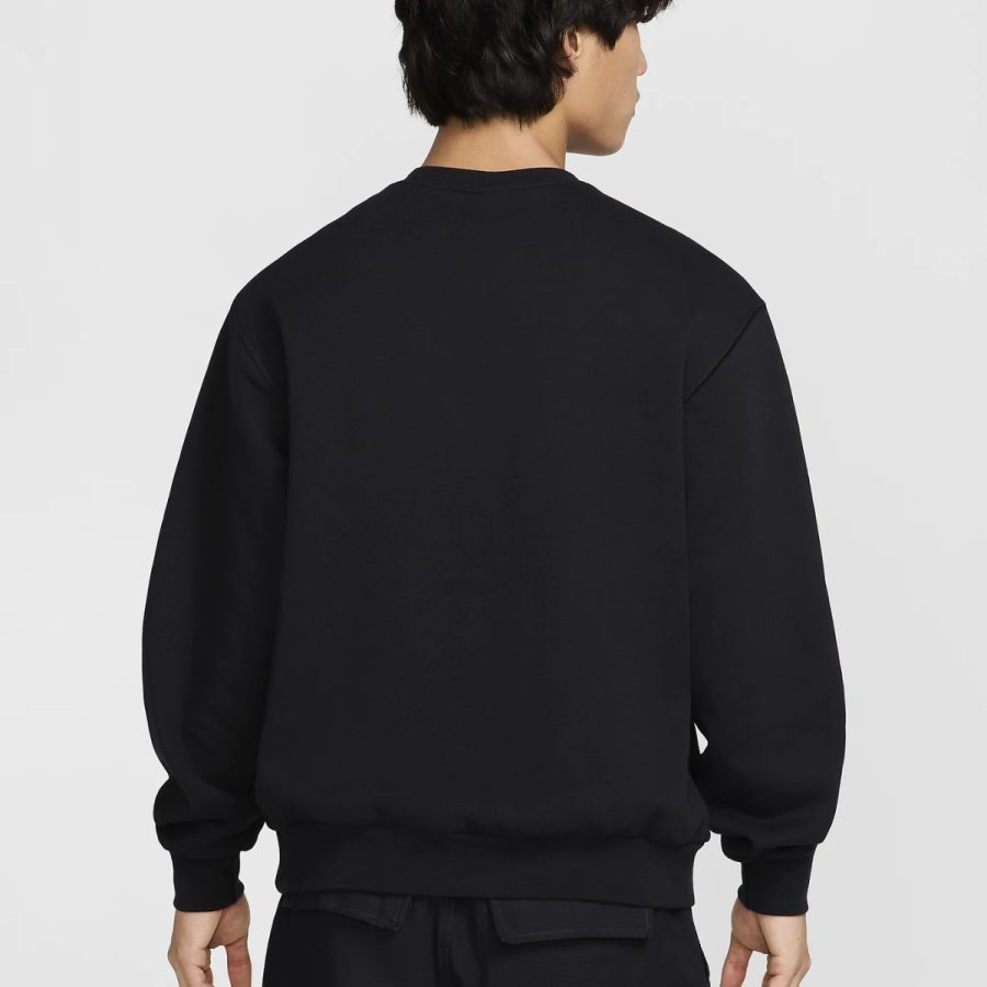 áo nike sb fleece skate crew 'black' fv7354-010