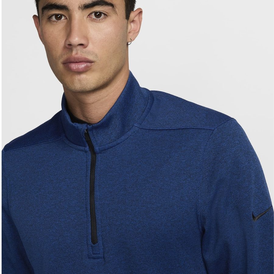 áo nike therma-fit victory men's 14-zip golf top 'hyper royal' dn1948-405