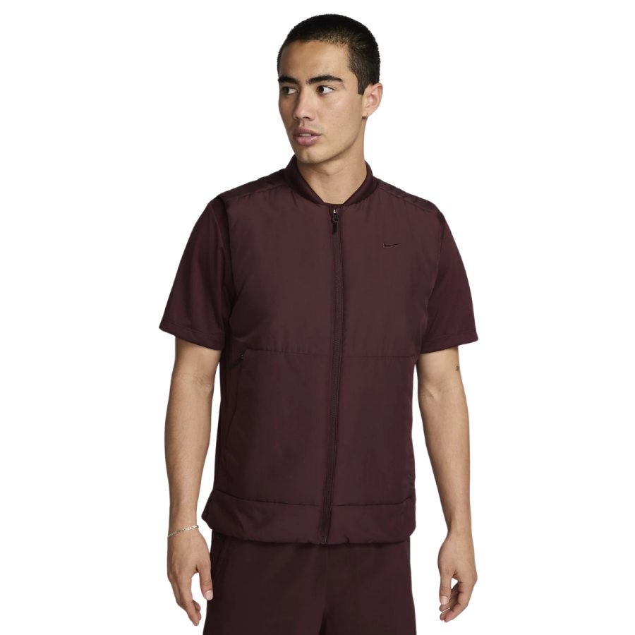 áo nike therma fit unlimited men's training best burgundy crush fb7554-652
