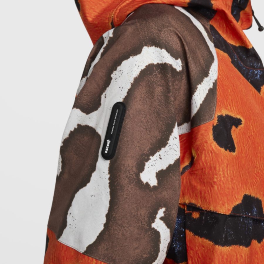 áo nike x nocta opal hooded jacket asia sizing 'safety orange' fz3254-819