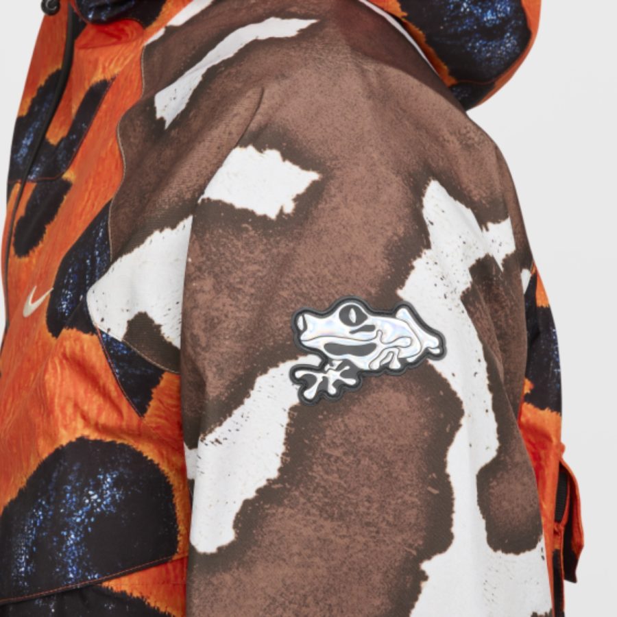 áo nike x nocta opal hooded jacket asia sizing 'safety orange' fz3254-819