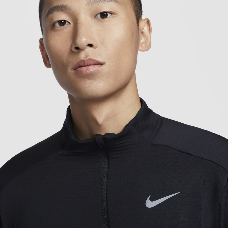 áo nike element men's therma fit water repellent half zip running top fz1150-010