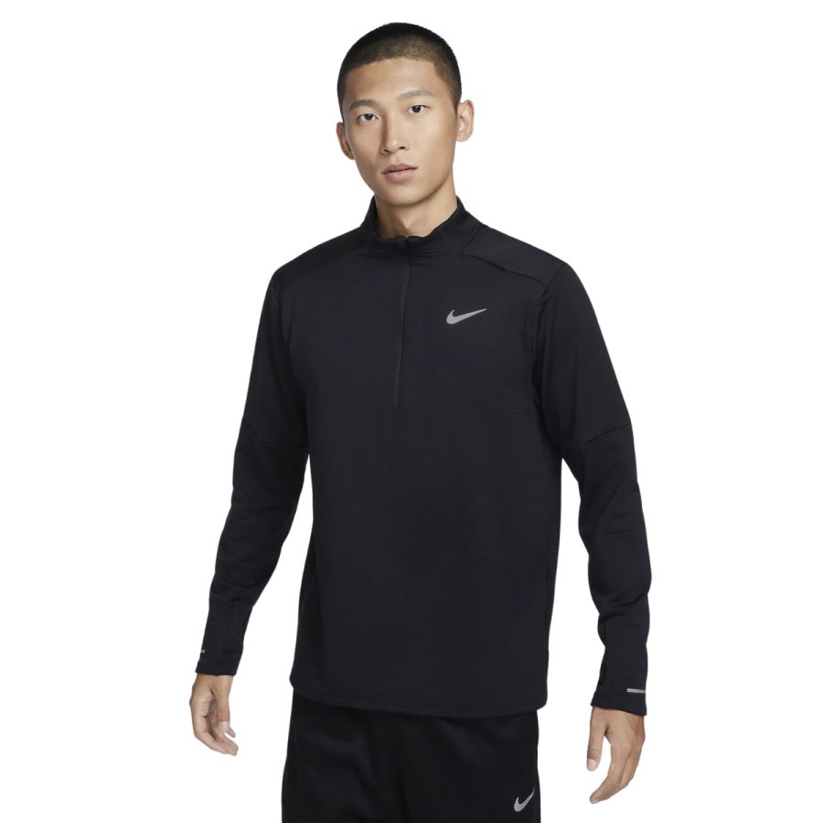 áo nike element men's therma fit water repellent half zip running top fz1150-010