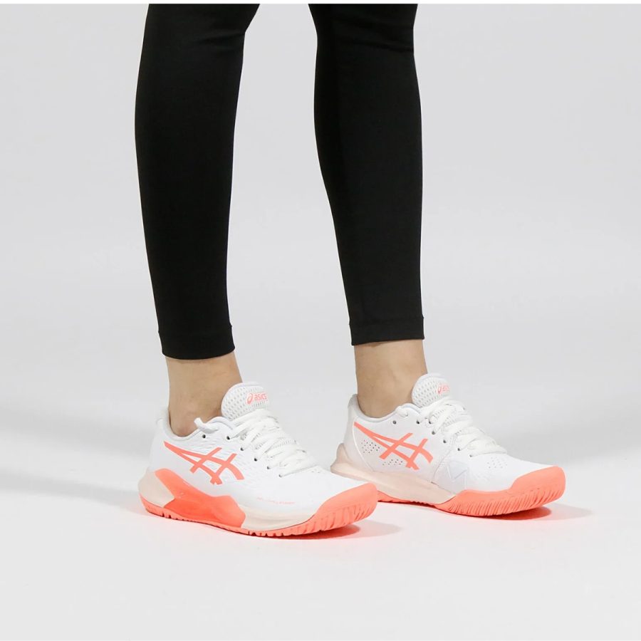 giày asics gel-challenger 14 'white sun coral' 1042a231-101