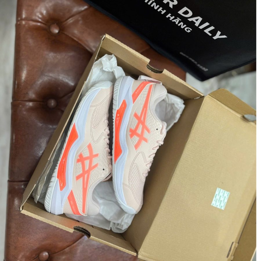 giày asics gel-dedicate 8 'pearl pink sun coral' 1042a237-700