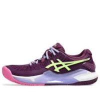 giày asics gel-resolution 9 padel 'deep mauve lime green' 1042a245-500