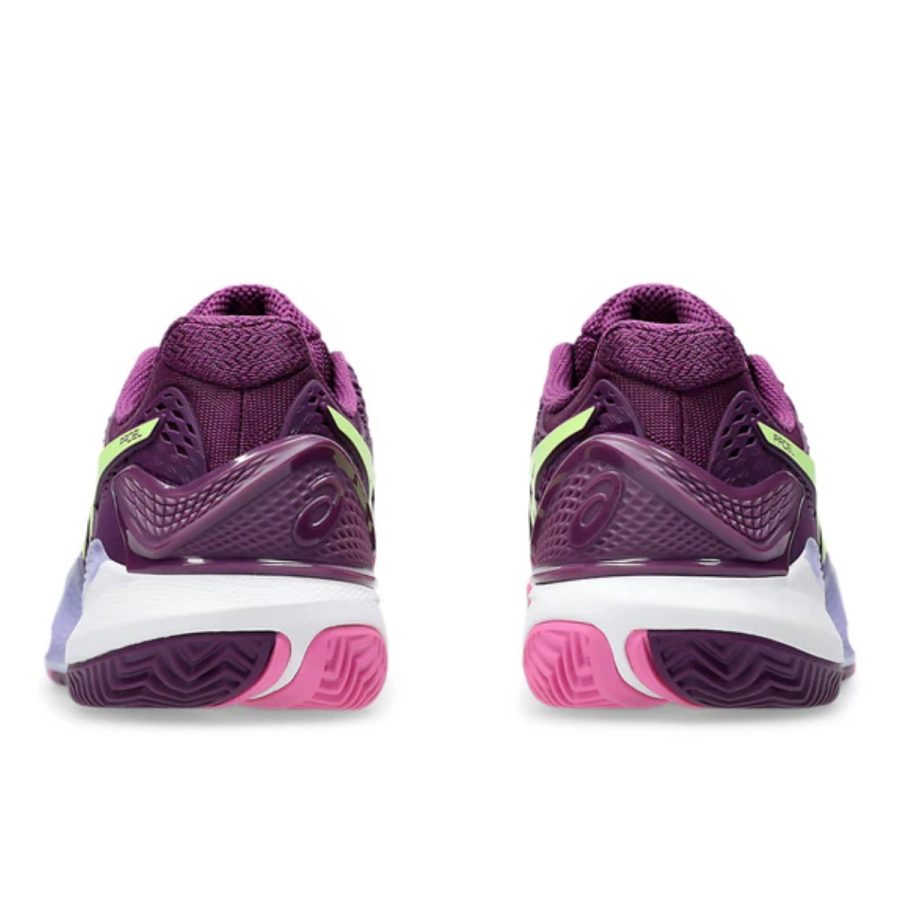 giày asics gel-resolution 9 padel 'deep mauve lime green' 1042a245-500