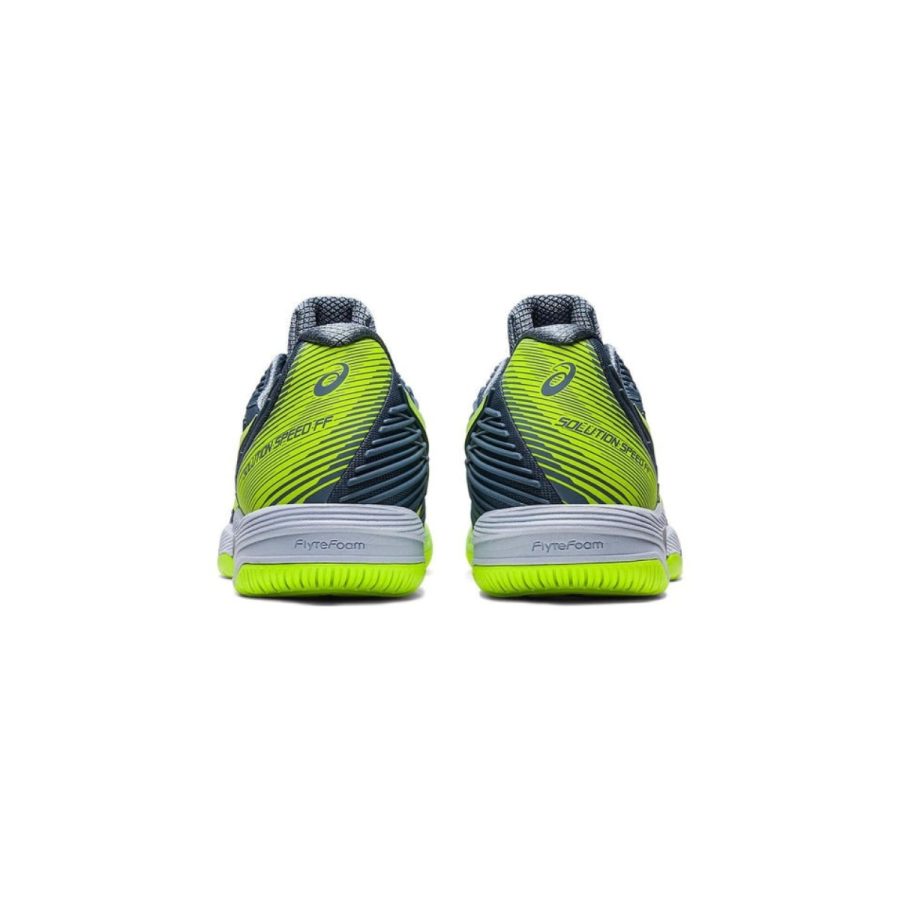 giày asics solution speed ff 2 'steel blue hazard green' 1041a182-402