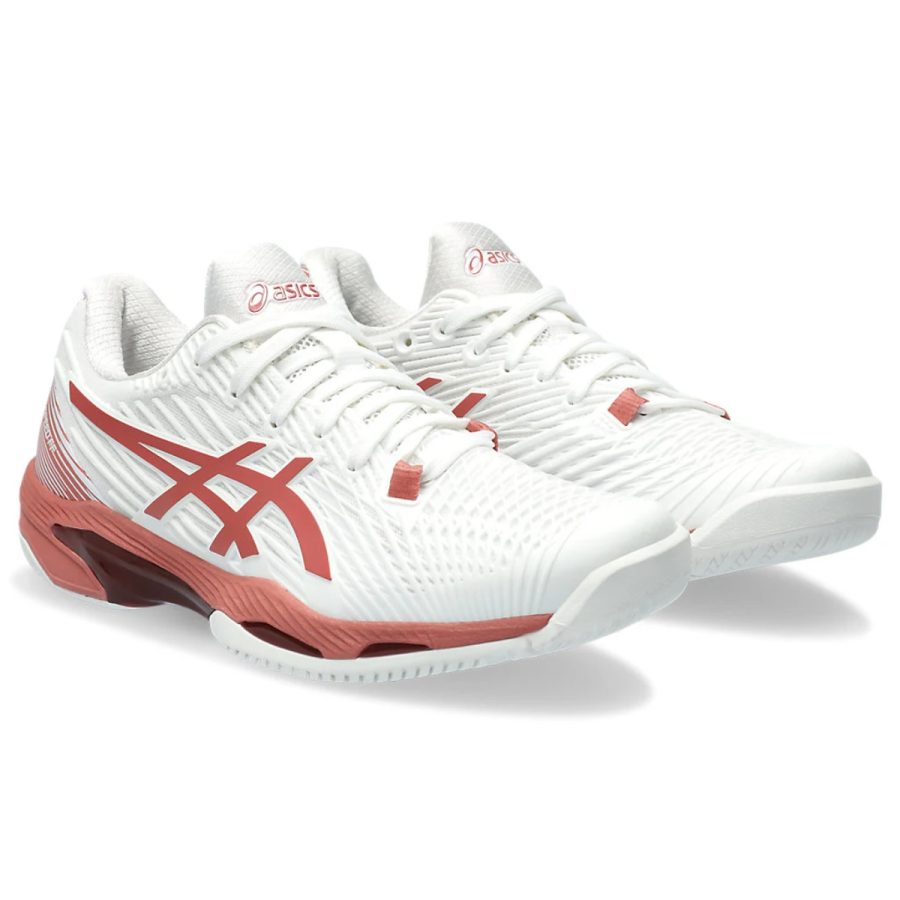 giày asics solution speed ff 2 'white light garnet' 1042a136-105