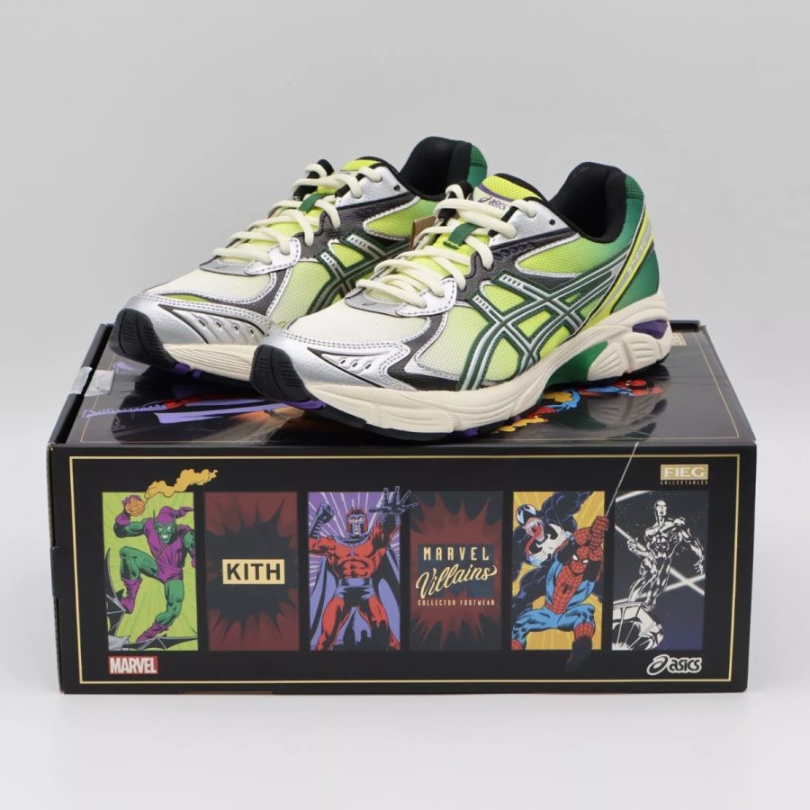 giày asics x kith x marvel super villains gt-2160 'green goblin' 1203a660-100