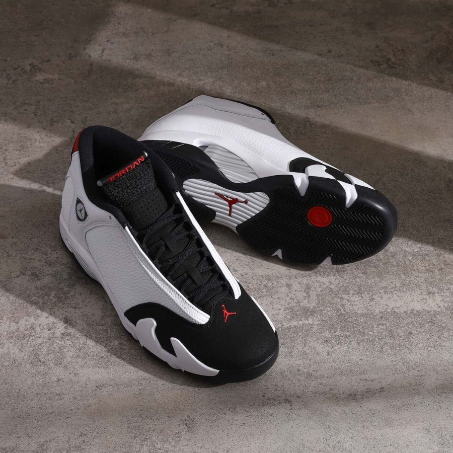 giày air jordan 14 retro 'black toe' 2024 487471-160