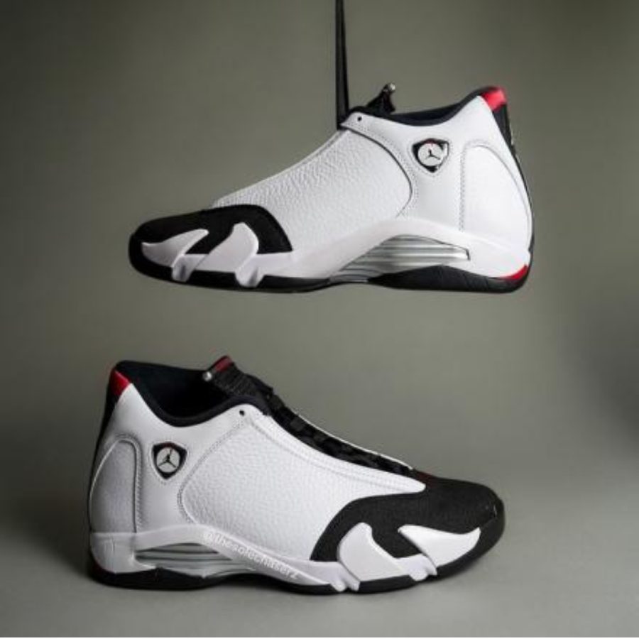 giày air jordan 14 retro 'black toe' 2024 487471-160
