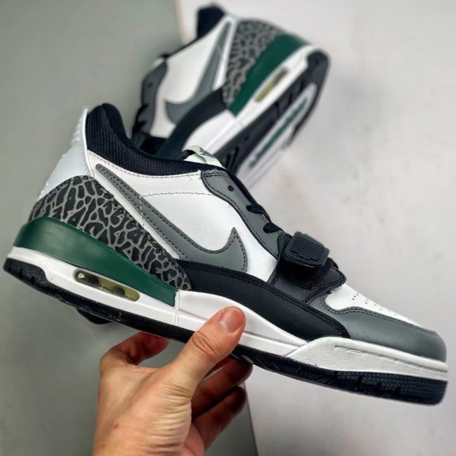 giày air jordan legacy 312 low 'white black oxidised green' cd9054-131