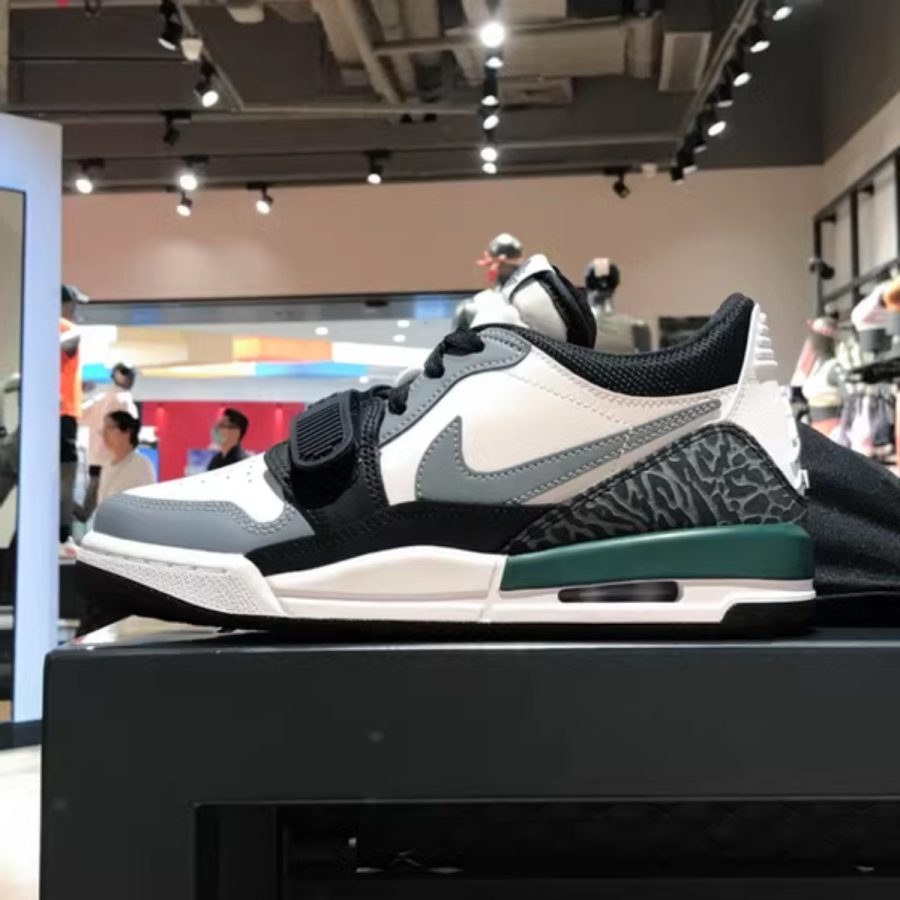 giày air jordan legacy 312 low 'white black oxidised green' cd9054-131