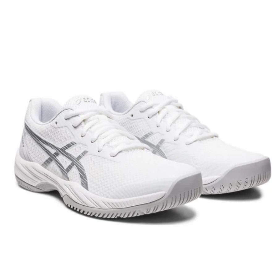 giày asics gel game 9 'white pure silver' 1042a211-100