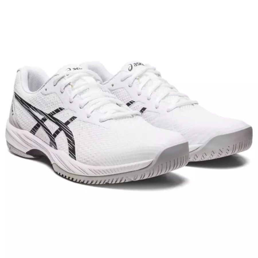 giày asics gel-game 9 ‘white black’ 1041a337-100