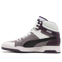 giày atmos x puma slipstorm mid snake vintage white_purple_black 383719-01