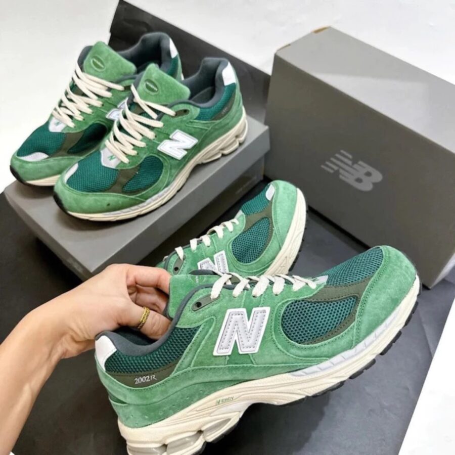 giày new balance 2002r 'suede pack - forest green' m2002rhb