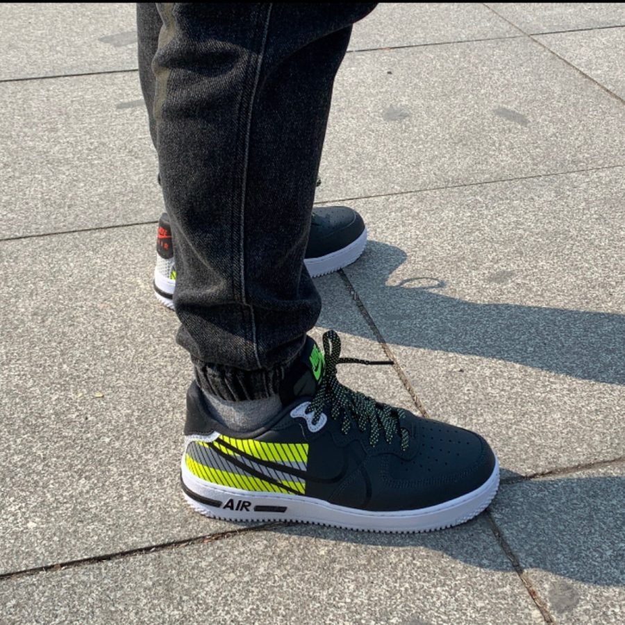 giày nike 3m x air force 1 react lx 'anthracite volt' ct3316-003