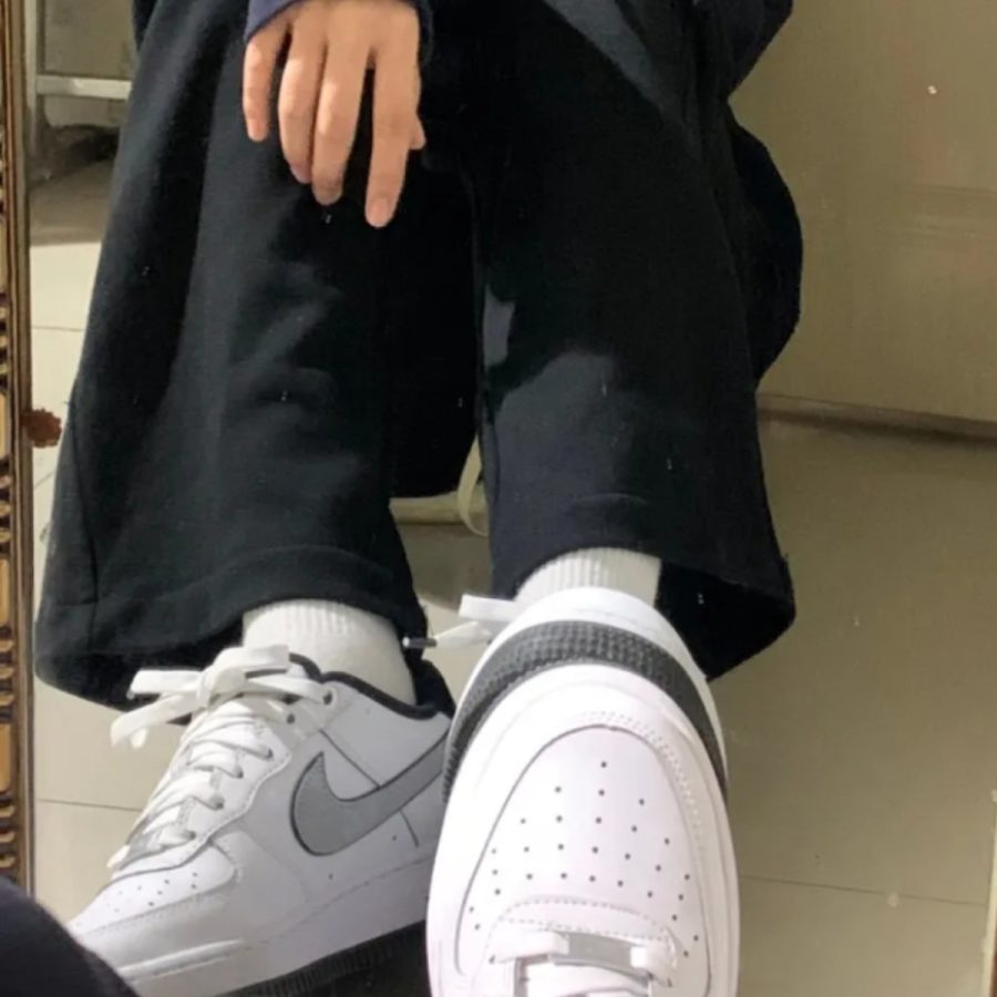 giày nike air force 1 '07 lv8 'white wolf grey' dc8873-101
