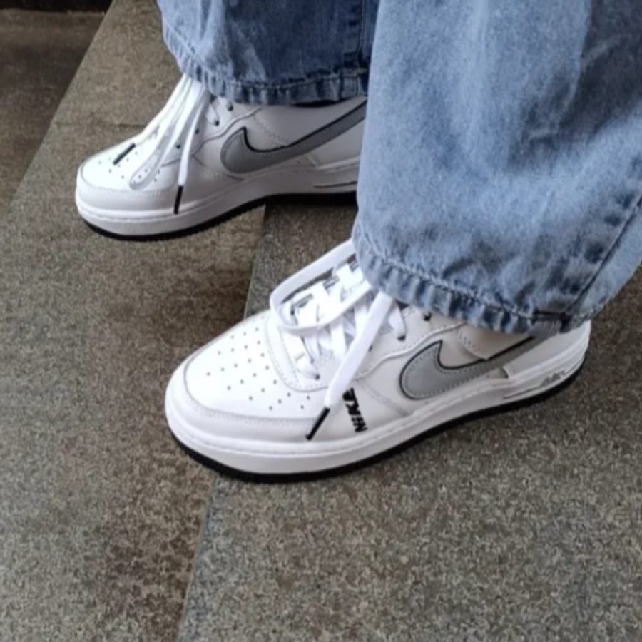 giày nike air force 1 '07 lv8 'white wolf grey' dc8873-101