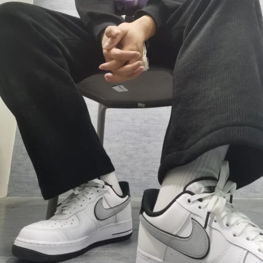 giày nike air force 1 '07 lv8 'white wolf grey' dc8873-101