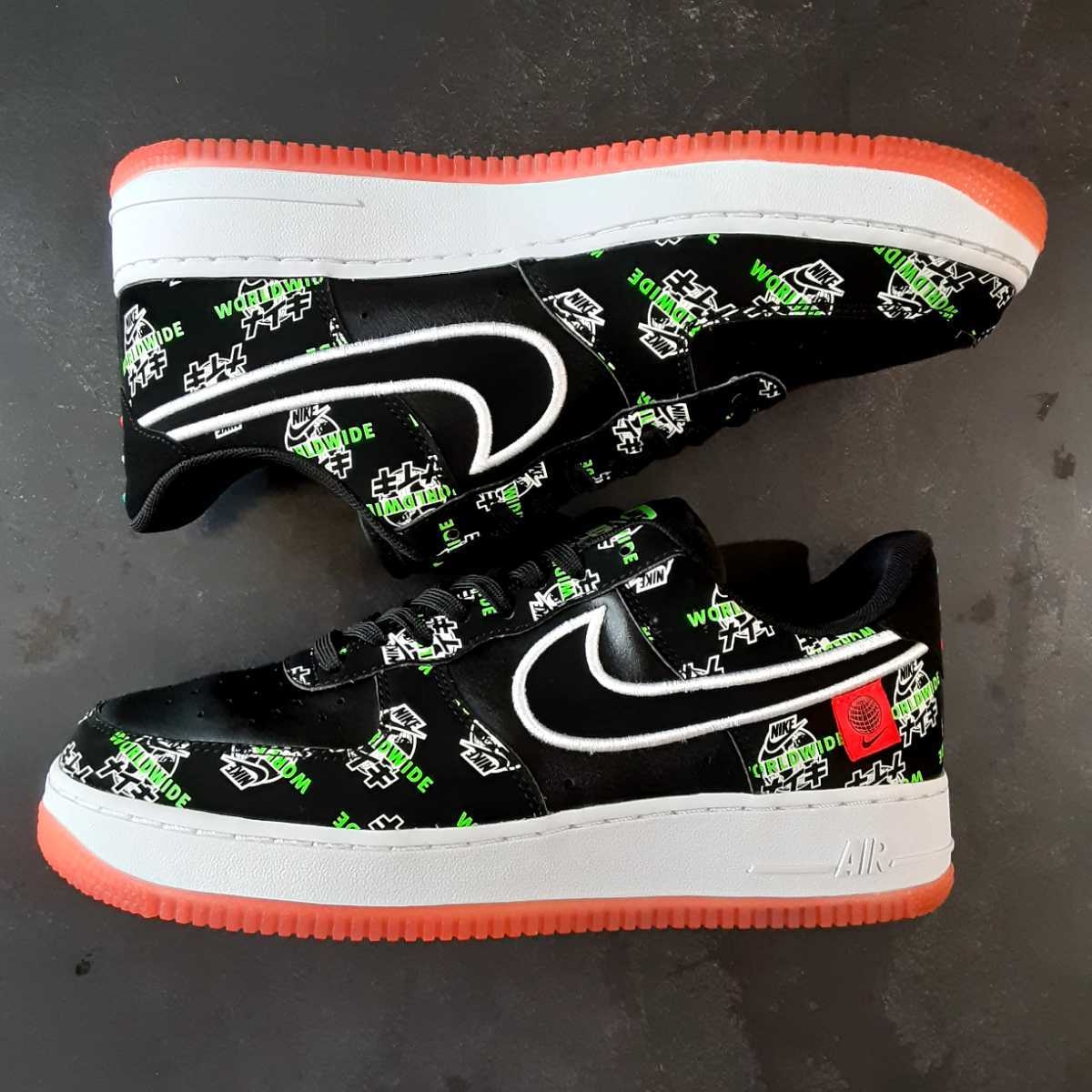 giày nike air force 1 07 lv8 worldwide 'black white red' da1343-003 (6) giày nike air force 1 07 lv8 worldwide 'black white red' da1343-003