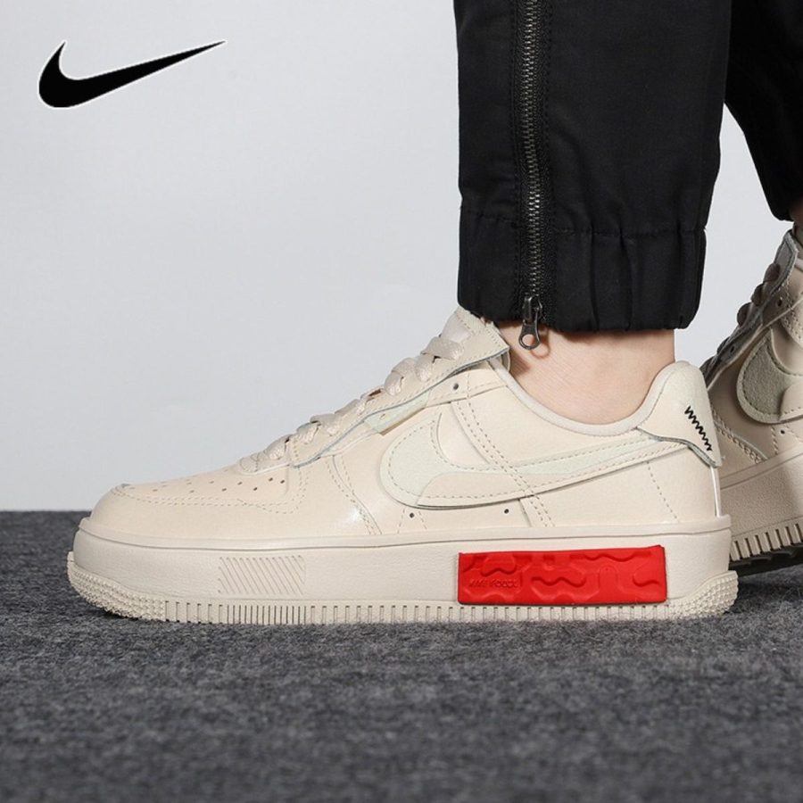 giày nike air force 1 fontanka ‘pearl white university red’ da7024-200