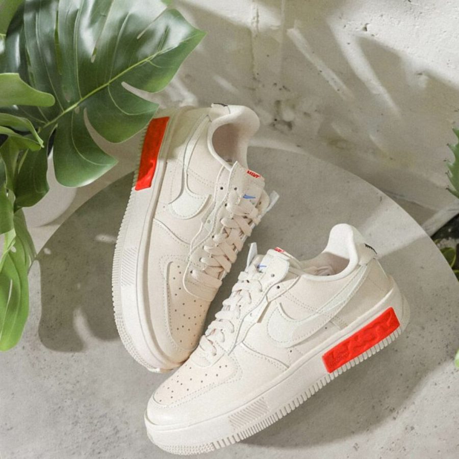 giày nike air force 1 fontanka ‘pearl white university red’ da7024-200