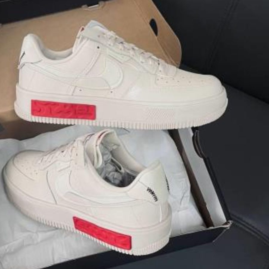 giày nike air force 1 fontanka ‘pearl white university red’ da7024-200