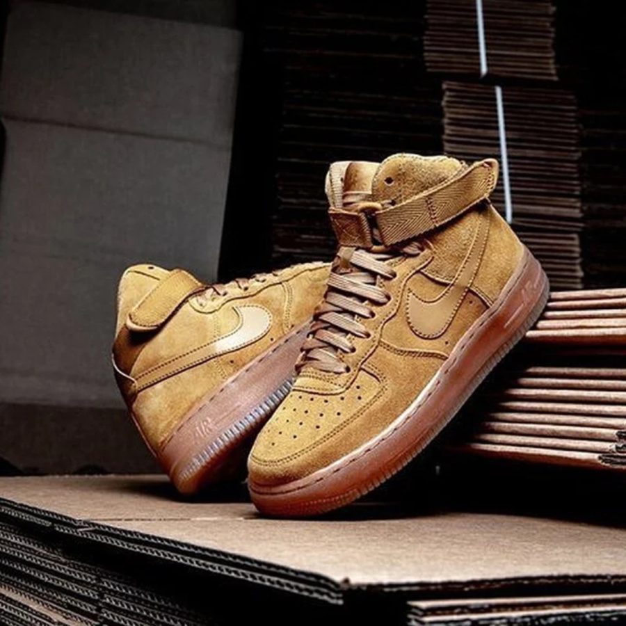 giày nike air force 1 high lv8 3 'wheat' ck0262-700