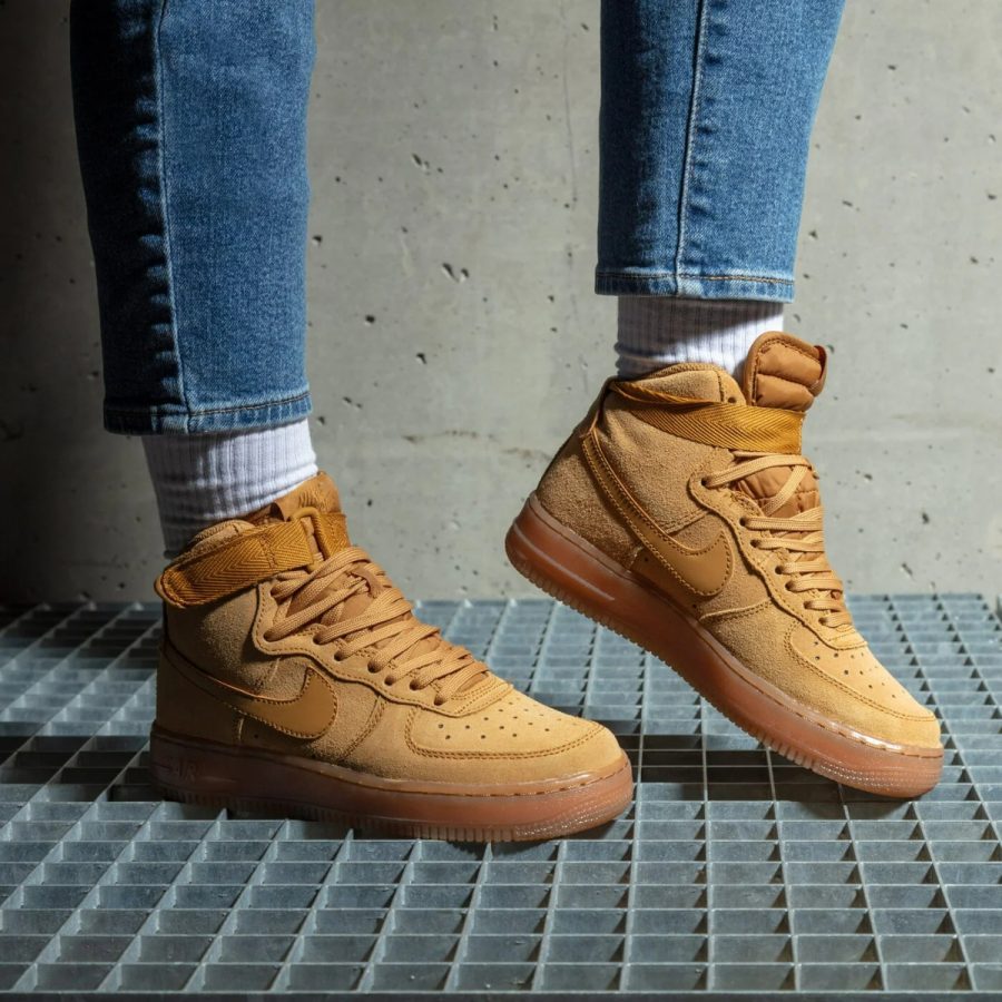 giày nike air force 1 high lv8 3 'wheat' ck0262-700