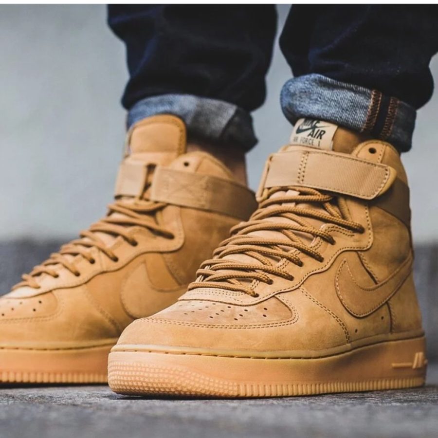 giày nike air force 1 high lv8 3 'wheat' ck0262-700