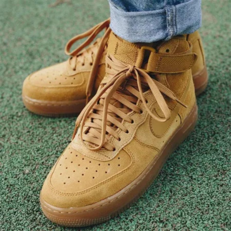 giày nike air force 1 high lv8 3 'wheat' ck0262-700