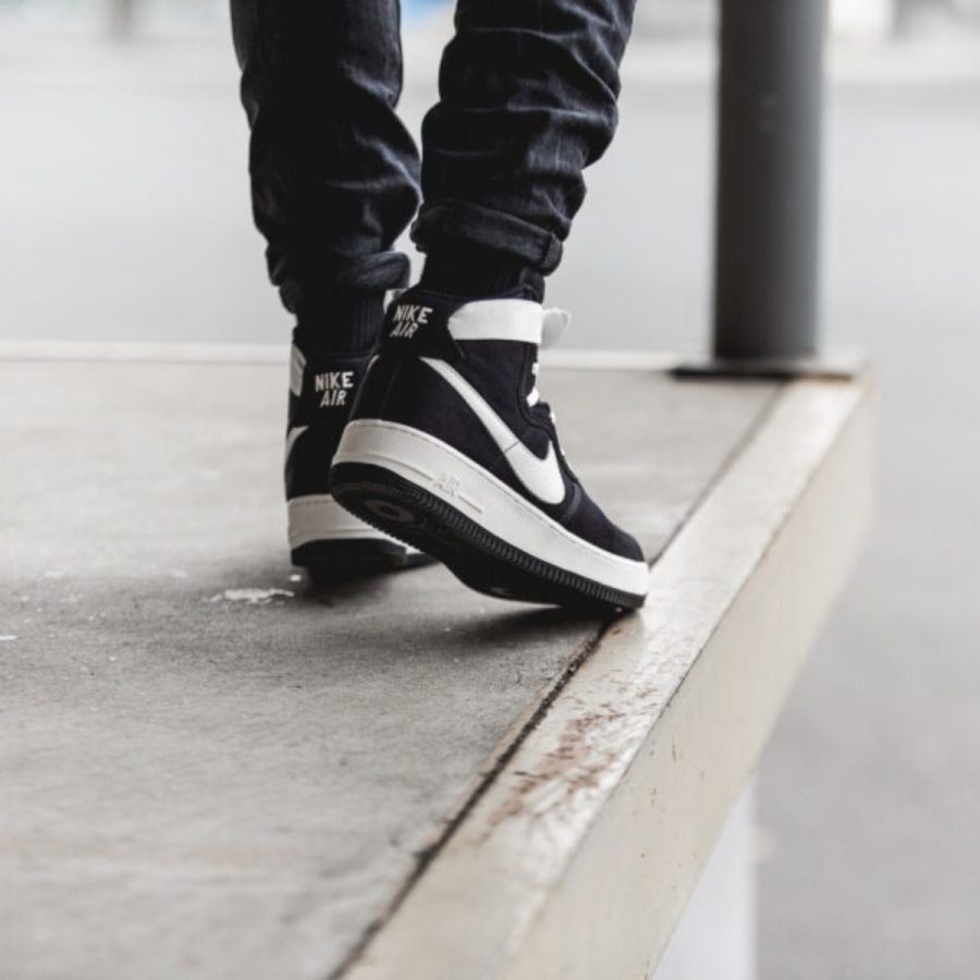 giày nike air force 1 high retro 'black canvas' 832747-001