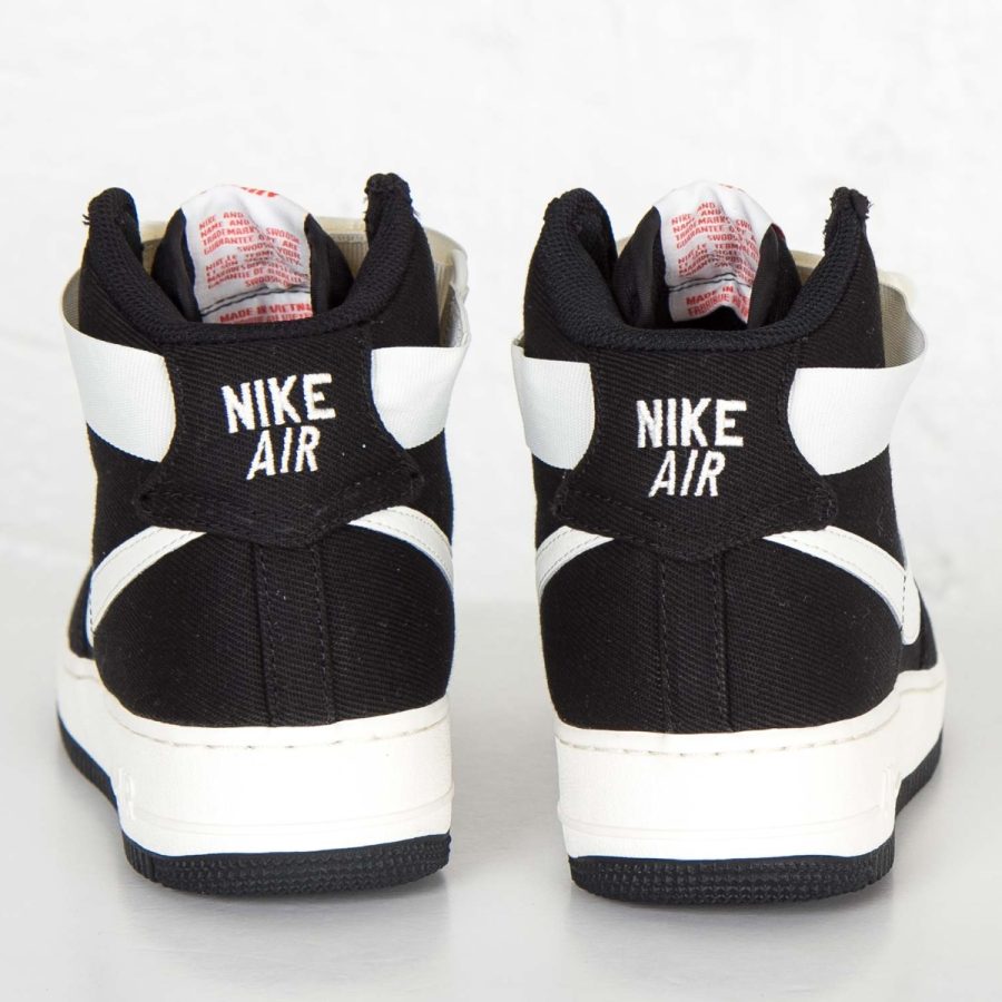 giày nike air force 1 high retro 'black canvas' 832747-001