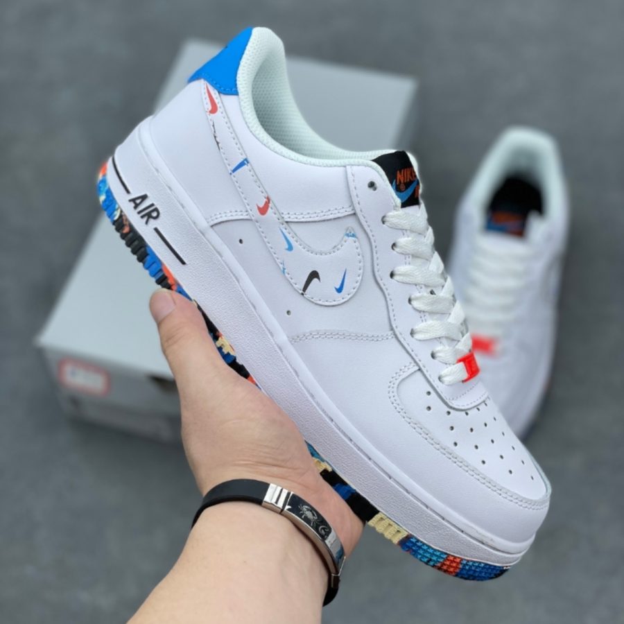 giày nike air force 1 lv8 gs ‘swoosh pack’ dm7597-100