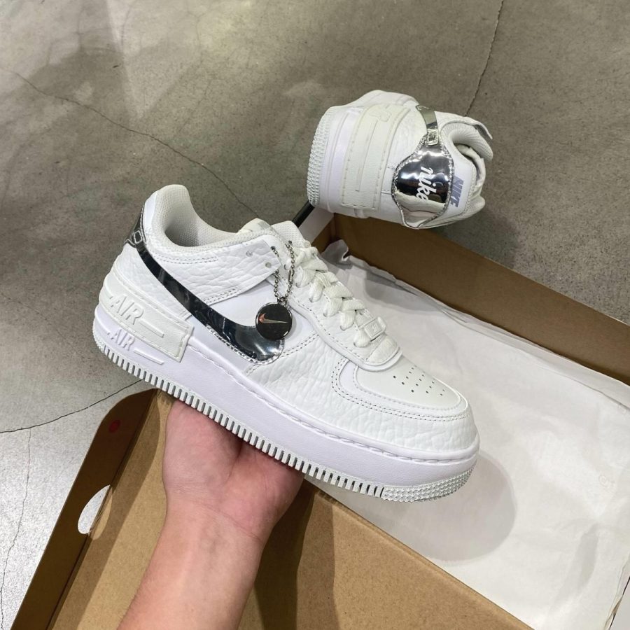 giày nike air force 1 shadow 'white grey' dq0837-100