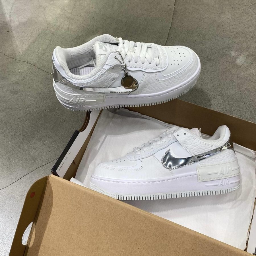 giày nike air force 1 shadow 'white grey' dq0837-100