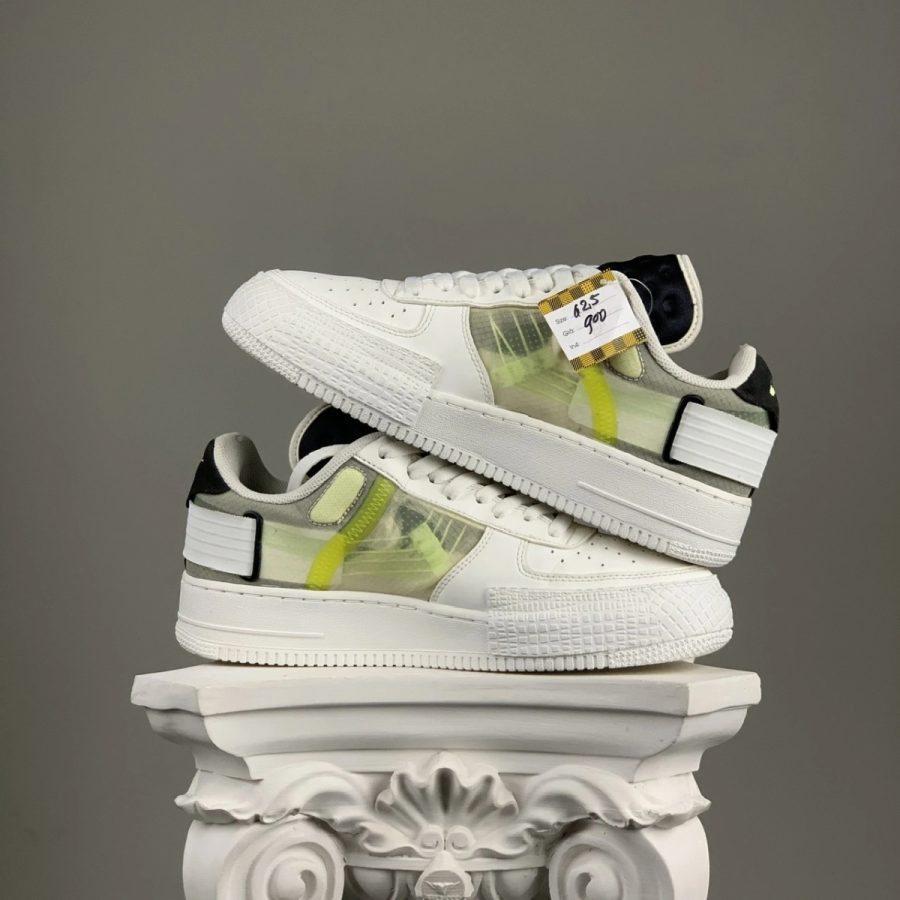 giày nike air force 1 type 'white barely volt' ck6923-100