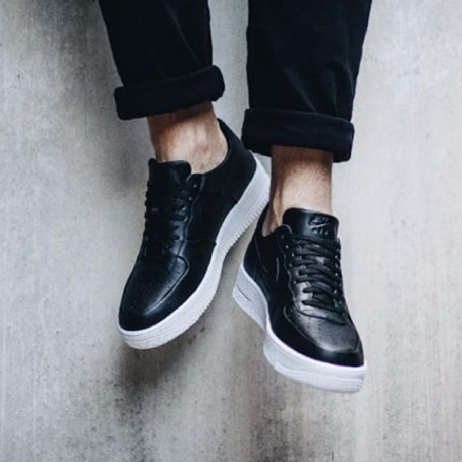 giày nike air force 1 ultraforce leather 'black white' 845052-001