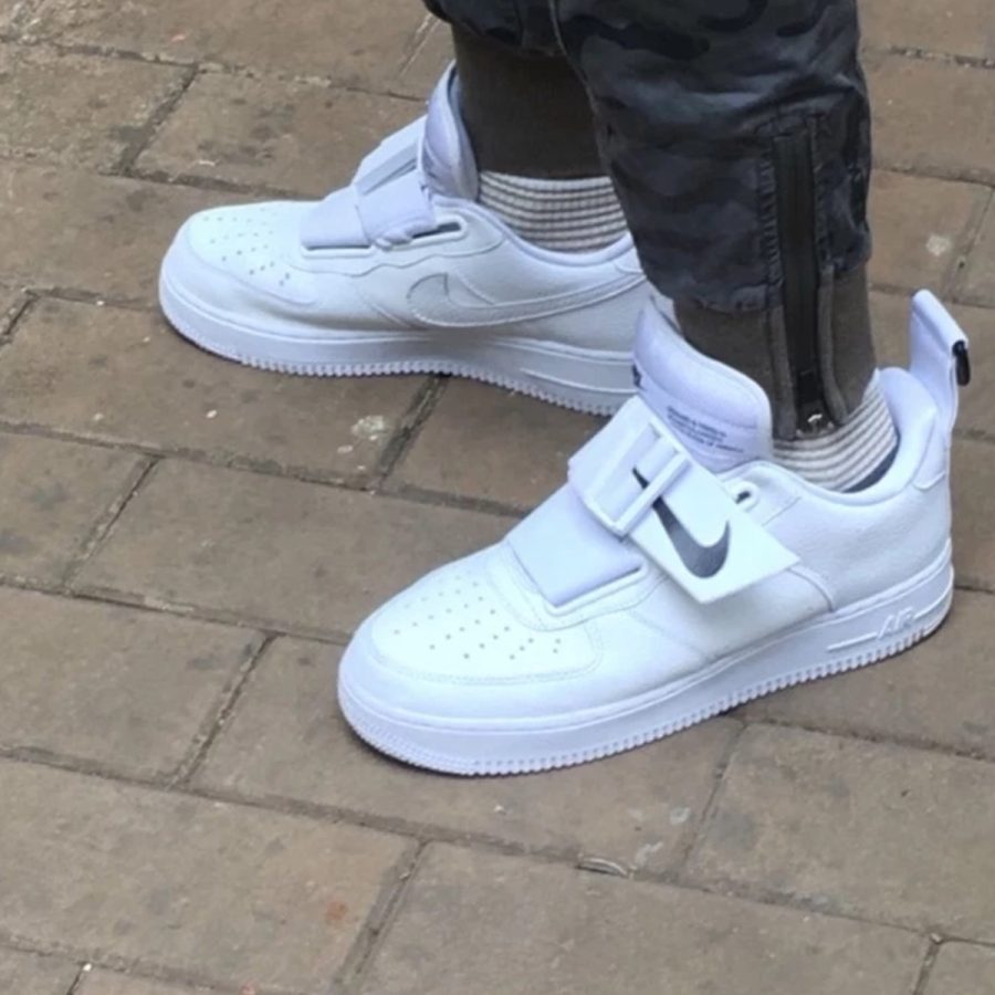 giày nike air force 1 utility 'white black' ao1531-101