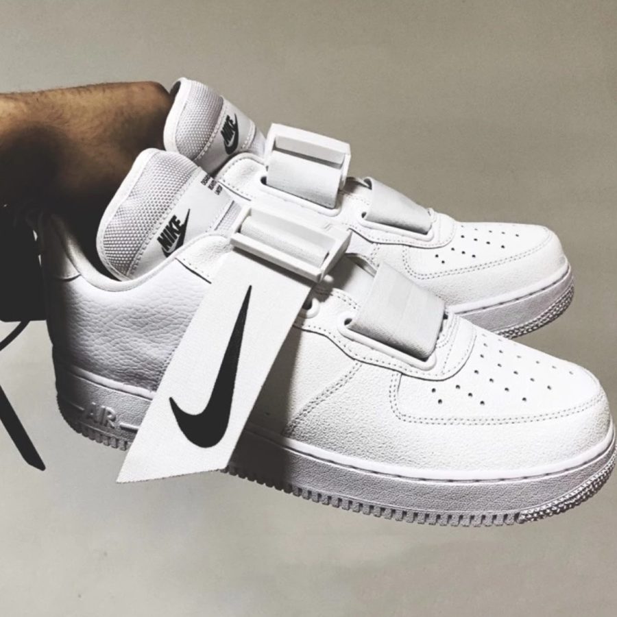 giày nike air force 1 utility 'white black' ao1531-101