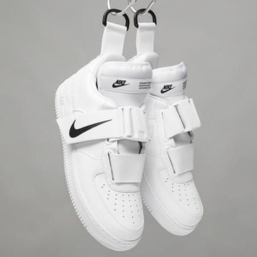 giày nike air force 1 utility 'white black' ao1531-101