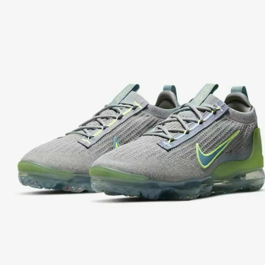 giày nike air vapormax 2021 flyknit ‘grey light liquid lime’ dh4084-003