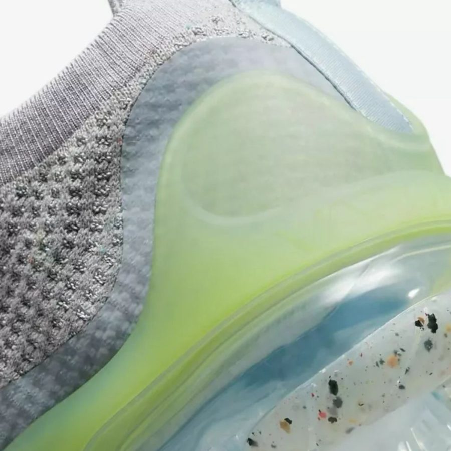 giày nike air vapormax 2021 flyknit ‘grey light liquid lime’ dh4084-003