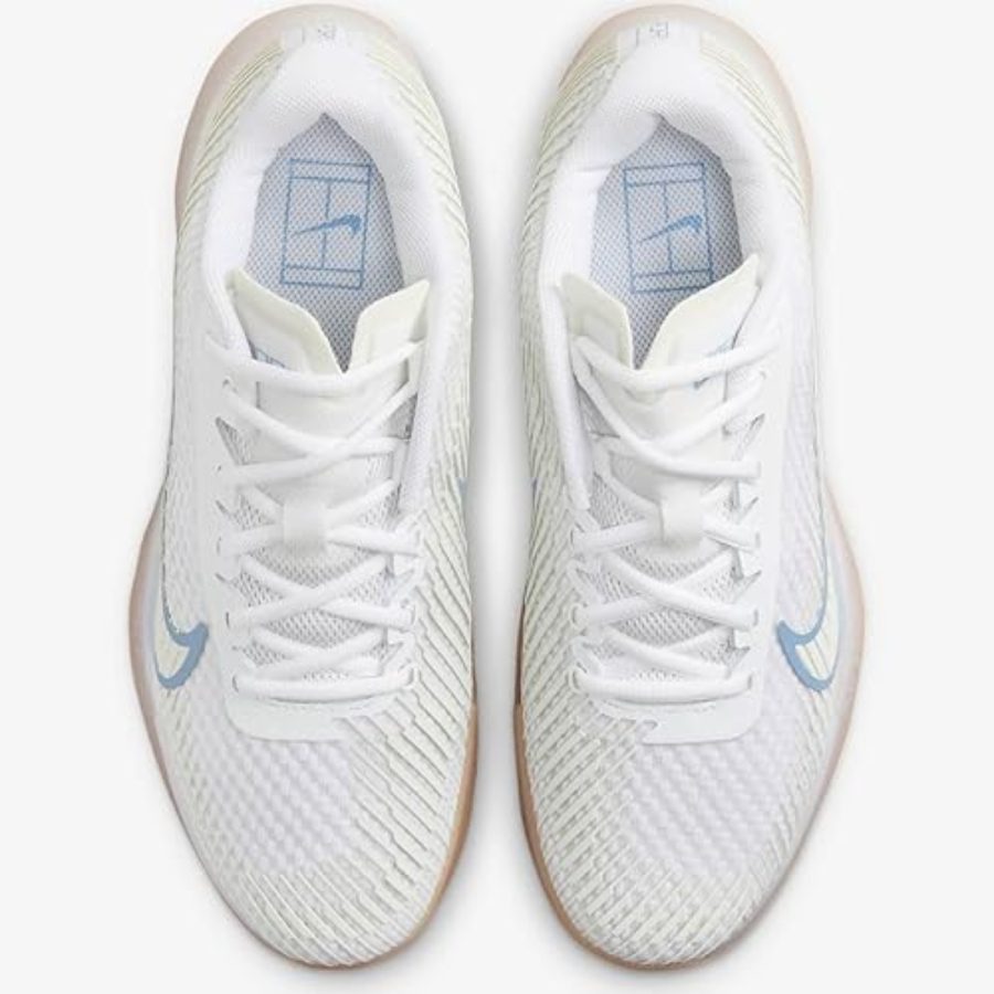 giày nike court air zoom vapor 11 hc 'white light blue' dr6965-105